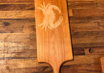 Chopping Board w/ crab Inlay